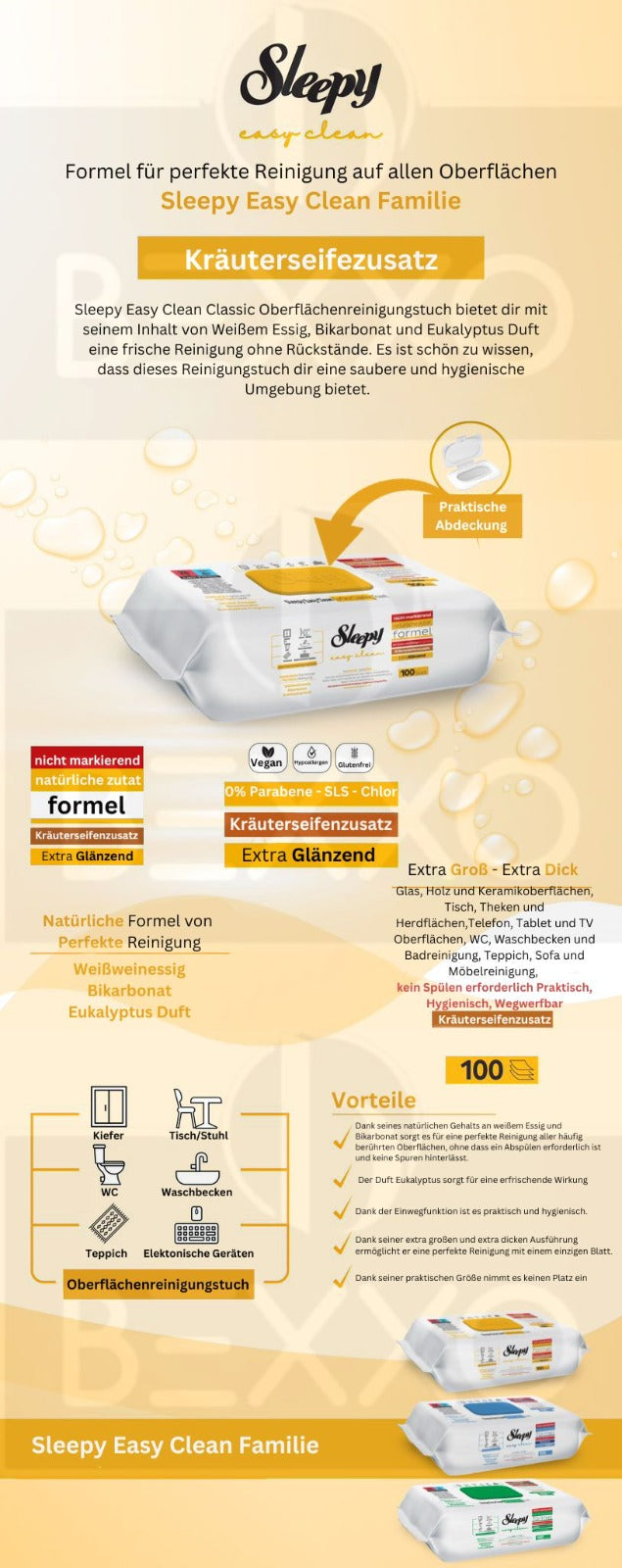Sleepy Easy Clean Kräuterseifezusatz