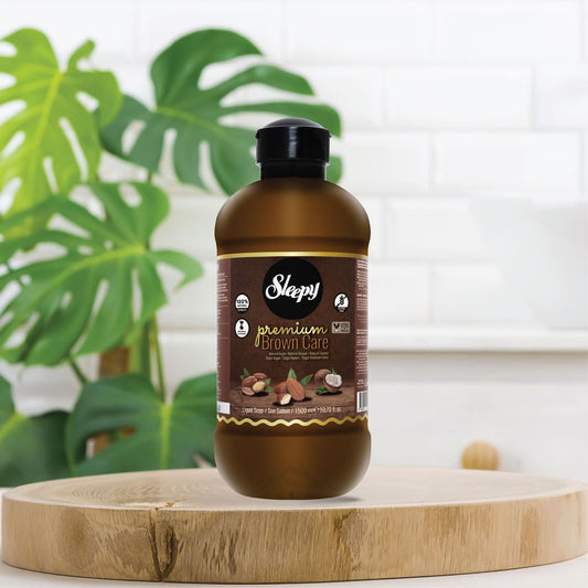 Liquid soap from the Sleepy Premium Brown Care series