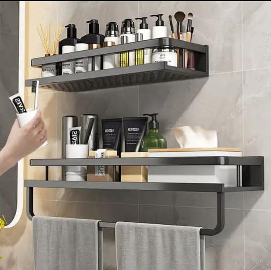 Bexxo Hochwertiges Duschablage Ohne Bohren – Moderne Badezimmer-Aufbewahrungslösung Mit Rostbeständigem Design, Einfacher Installation Und Eleganter Ästhetik – Für Shampoo Und Badezimmerutensilien