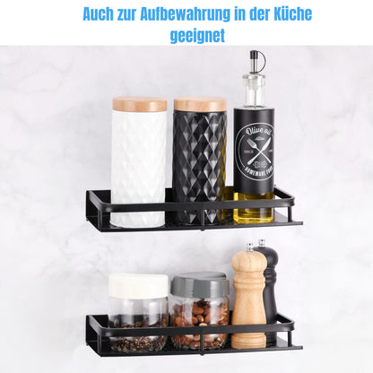 Bexxo Hochwertiges Duschablage Ohne Bohren – Moderne Badezimmer-Aufbew