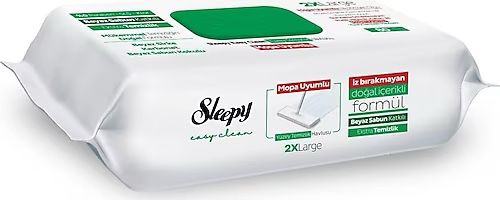 Sleepy Easy Clean Beyaz Sabun Katkılı Mop Uyumlu Yüzey Temizleme Bezi